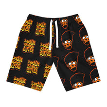 Load image into Gallery viewer, random coffee orange Athletic Long Shorts (AOP)