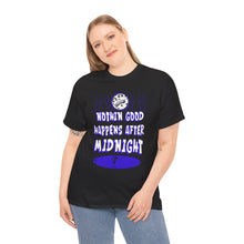 Load image into Gallery viewer, midnight moon Unisex Heavy Cotton Tee