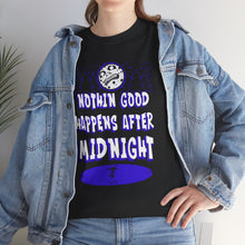 Load image into Gallery viewer, midnight moon Unisex Heavy Cotton Tee