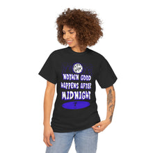 Load image into Gallery viewer, midnight moon Unisex Heavy Cotton Tee