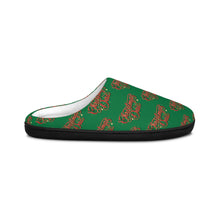 Load image into Gallery viewer, Christmas Dad Slippers green