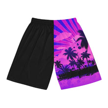 Load image into Gallery viewer, tropical Basketball Shorts