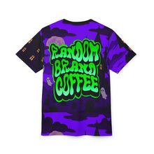 Load image into Gallery viewer, Random Brand coffee Unisex Cut &amp; Sew Tee (AOP)
