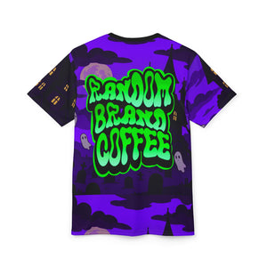 Random Brand coffee Unisex Cut & Sew Tee (AOP)