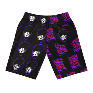 random coffee Athletic Long Shorts (AOP)