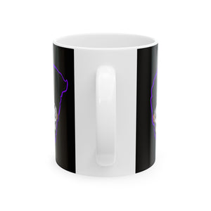 Random Purple Ceramic Mug, (11oz, 15oz)