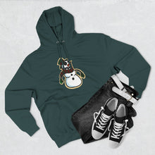Load image into Gallery viewer, crazy snowman Three-Panel Fleece Hoodie
