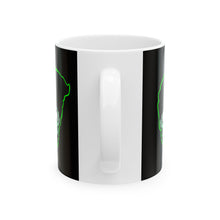 Load image into Gallery viewer, Random green Coffee Ceramic Mug, (11oz, 15oz)
