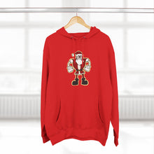 Load image into Gallery viewer, angry santa Three-Panel Fleece Hoodie
