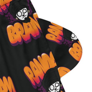 Random Brand graffiti Fun Basketball Rib Shorts - Trendy Activewear, Summer Sportswear, Casual Athleisure, Perfect for Basketball Enthusiasts, Gift Idea