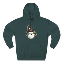 Load image into Gallery viewer, crazy snowman Three-Panel Fleece Hoodie
