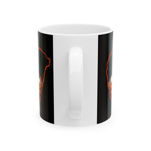 Random Orange Ceramic Mug, (11oz, 15oz)