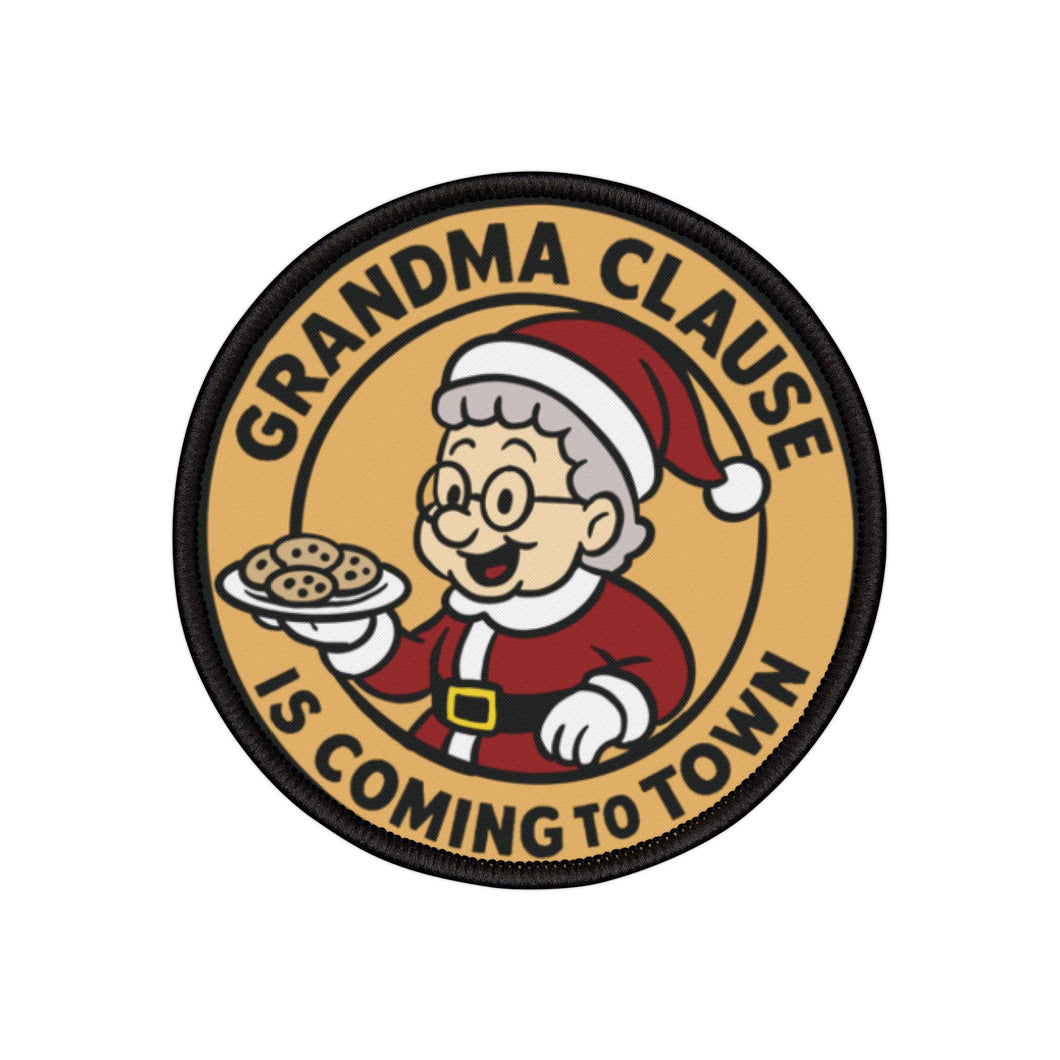 Grandma Clause Iron-On Patches