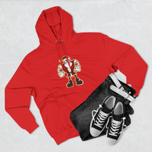 Load image into Gallery viewer, angry santa Three-Panel Fleece Hoodie
