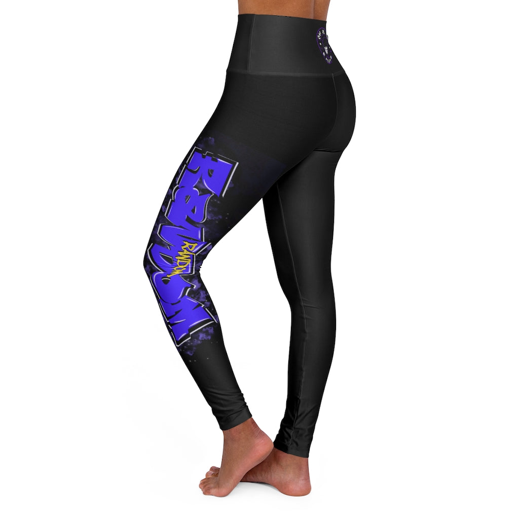 random High Waisted Yoga Leggings