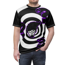 Load image into Gallery viewer, question mark spiral Unisex AOP Cut &amp; Sew Tee
