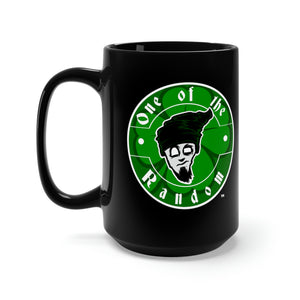 shamrock logo Black Mug 15oz