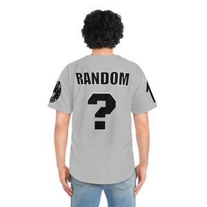 random gray Men's Baseball Jersey