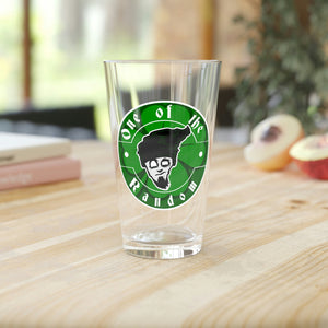 Random shamrock Pint Glass, 16oz