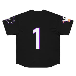 purple logo Men's Baseball Jersey