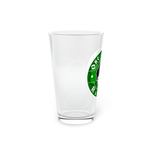 Random shamrock Pint Glass, 16oz