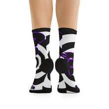 Load image into Gallery viewer, question mark spiral DTG Socks
