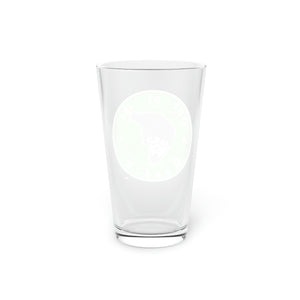 Random shamrock Pint Glass, 16oz